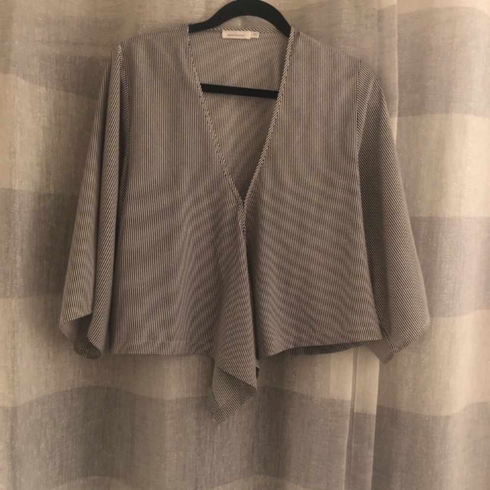 Abercrombie Grey Dress With Tie Straps